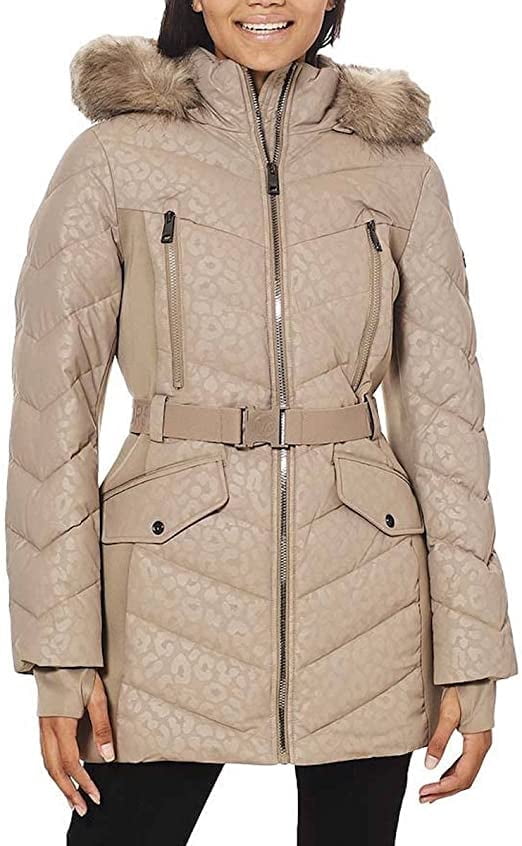 Belted Quilted Long Jacket With Faux Sherpa Lining | Wilsons