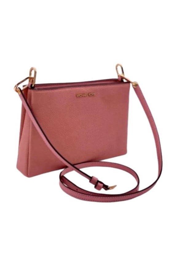 Michael Michael Kors Womens Trisha Medium Pebbled Leather Crossbody Bag 35H1G9TC8L-prim