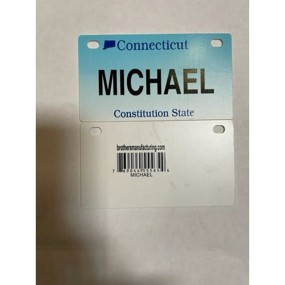 Michael Mini Bike Plate Add On Accessory