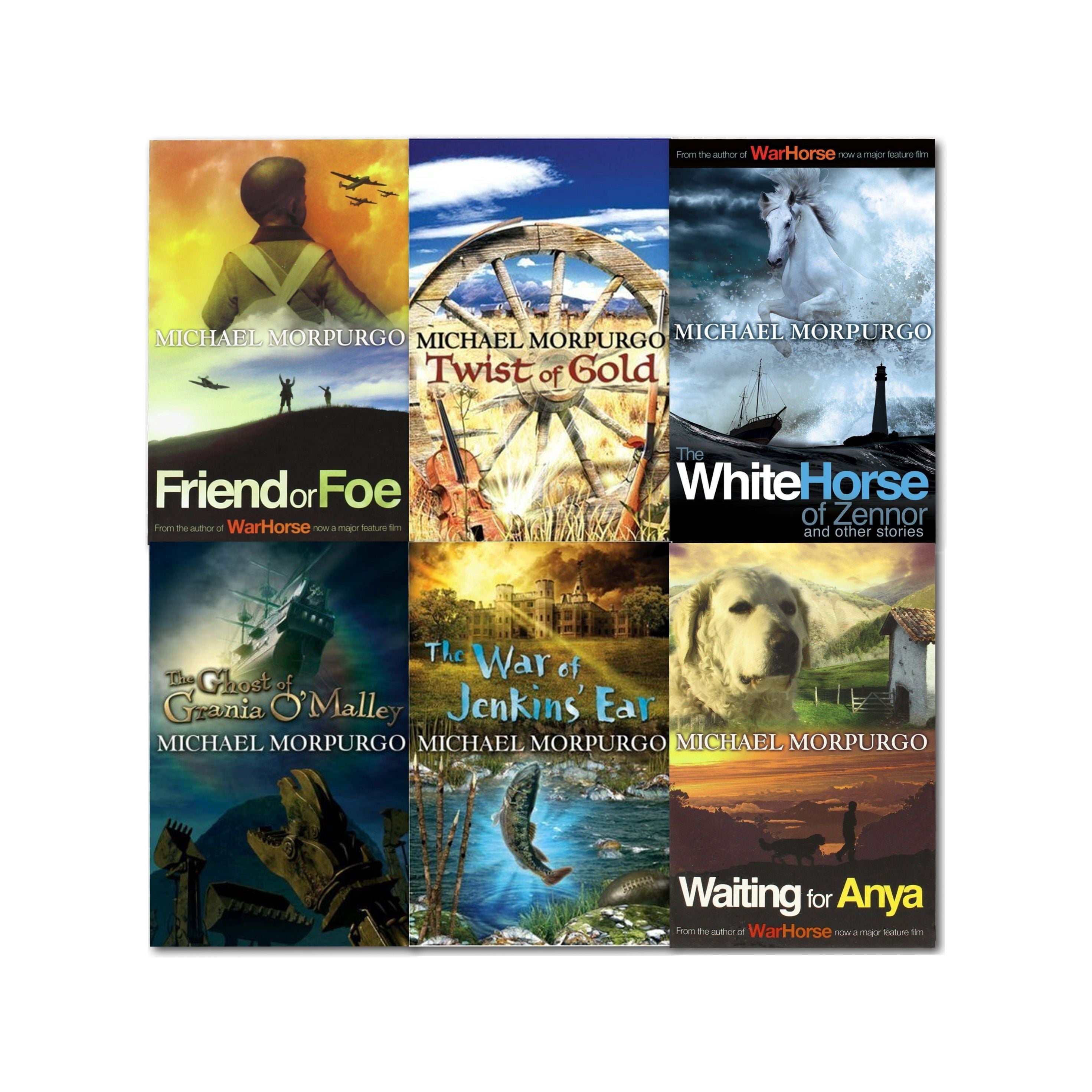 Michael Morpurgo Collection 6 Books Set Waiting for Anya, Friend or Foe ...