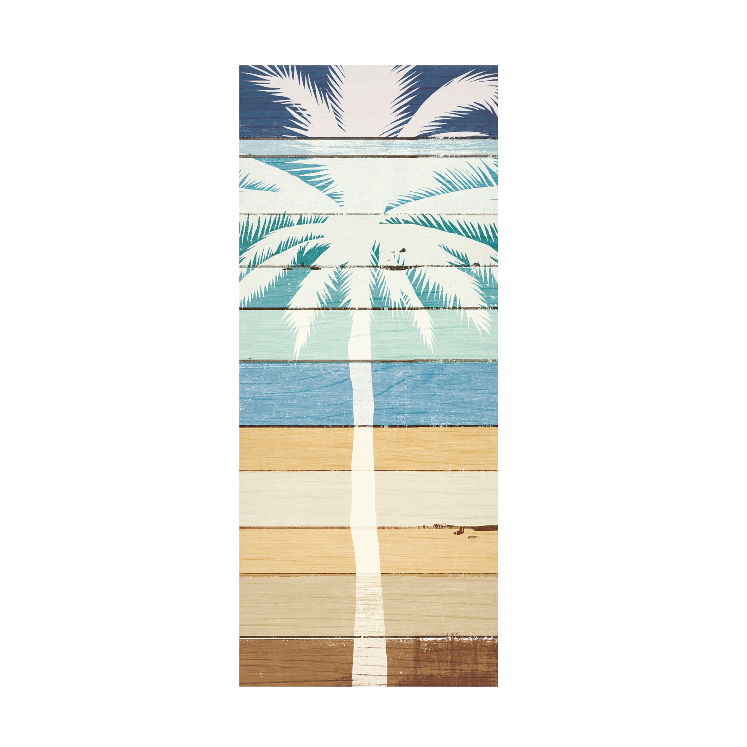 Michael Mullan 'Beachscape Palms Iv' Canvas Art