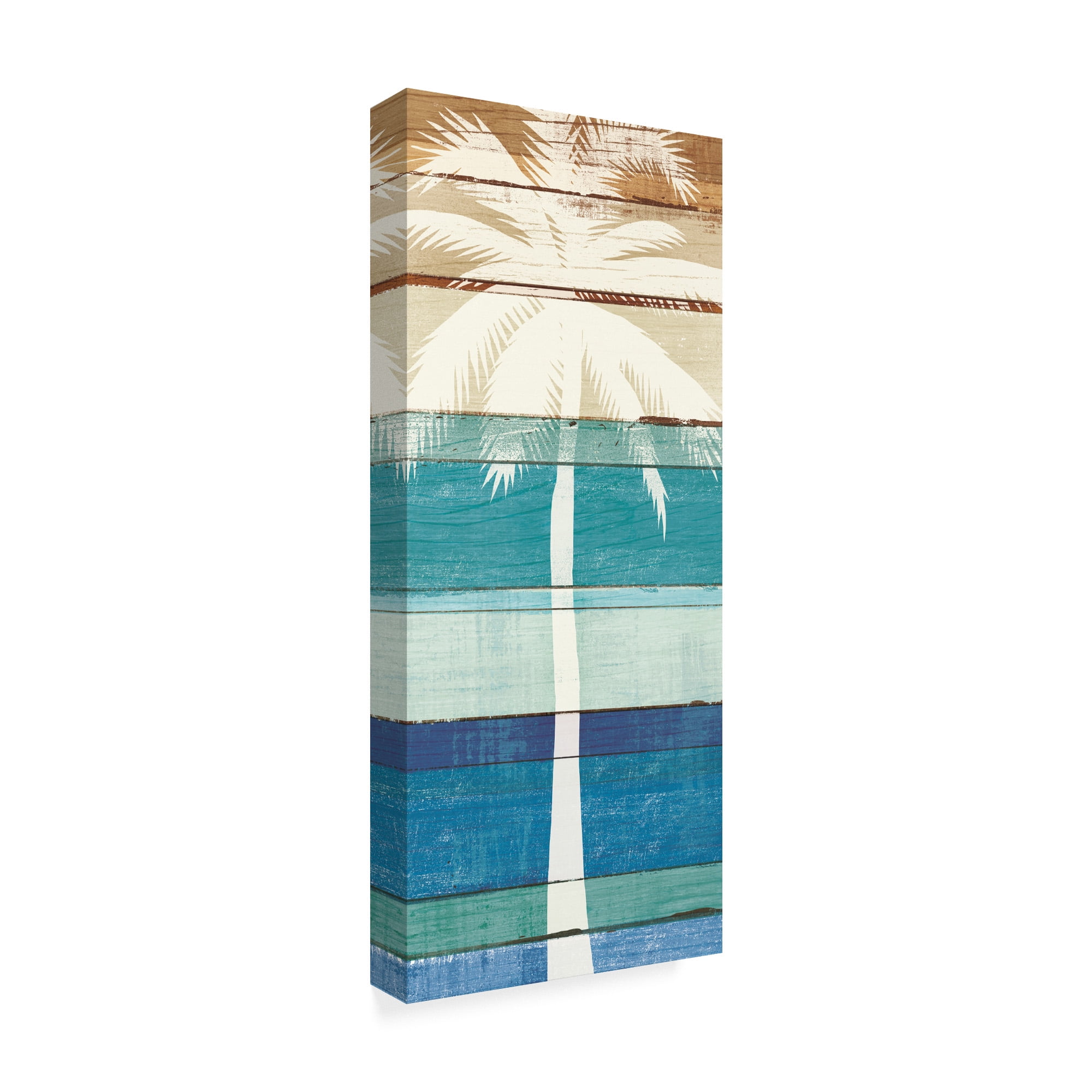Michael Mullan Tropical Paradise Canvas Print with Floater Frame