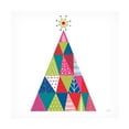 thumbnail image 1 of Michael Mullan 'Geometric Holiday Trees I Bright' Canvas Art, 1 of 3