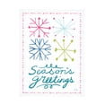 thumbnail image 1 of Michael Mullan 'Merry Christmastime Snow Flake Bright' Canvas Art, 1 of 3