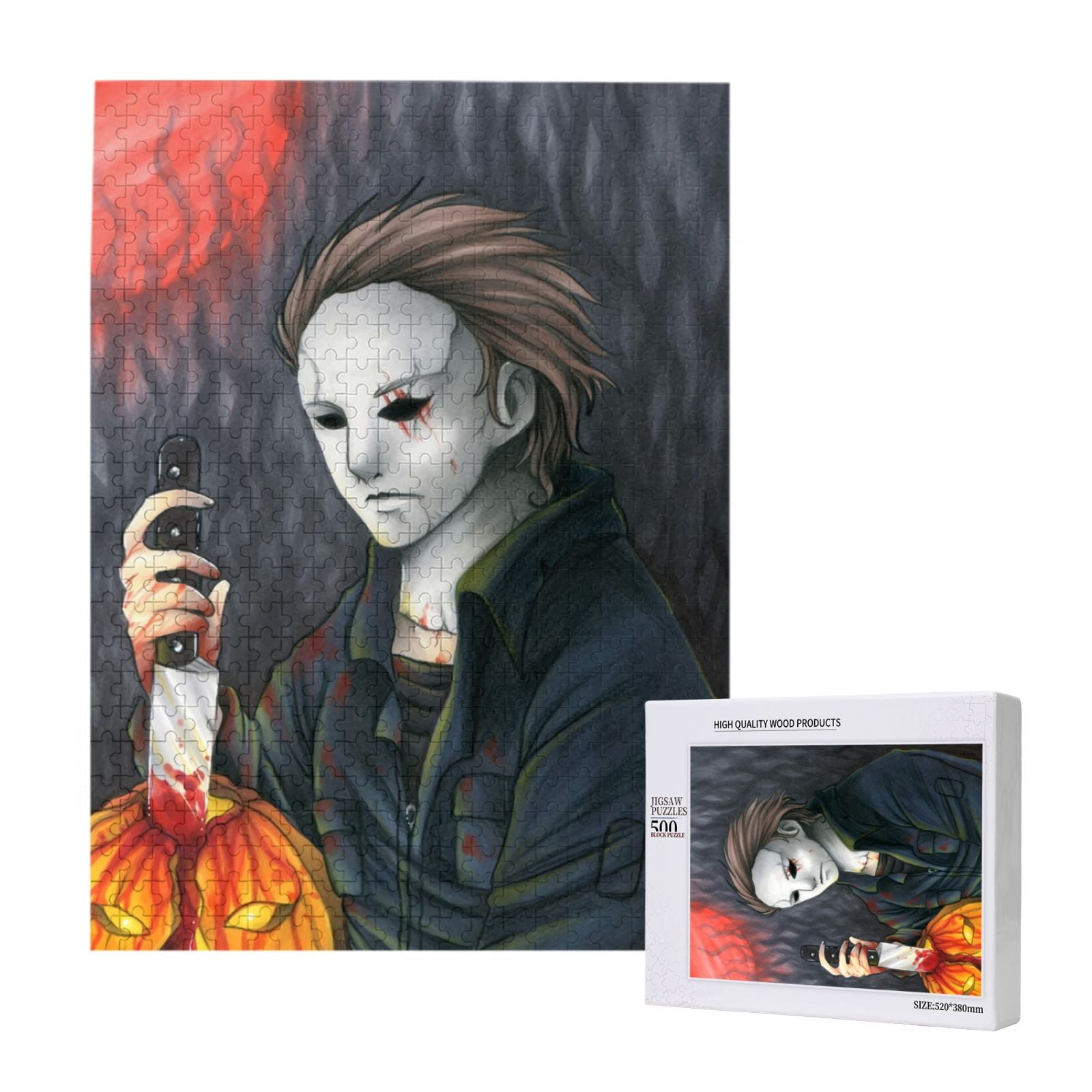 Michael Myers Anime Puzzles Boys Girls Teens 300/500/1000 Piece Wooden ...