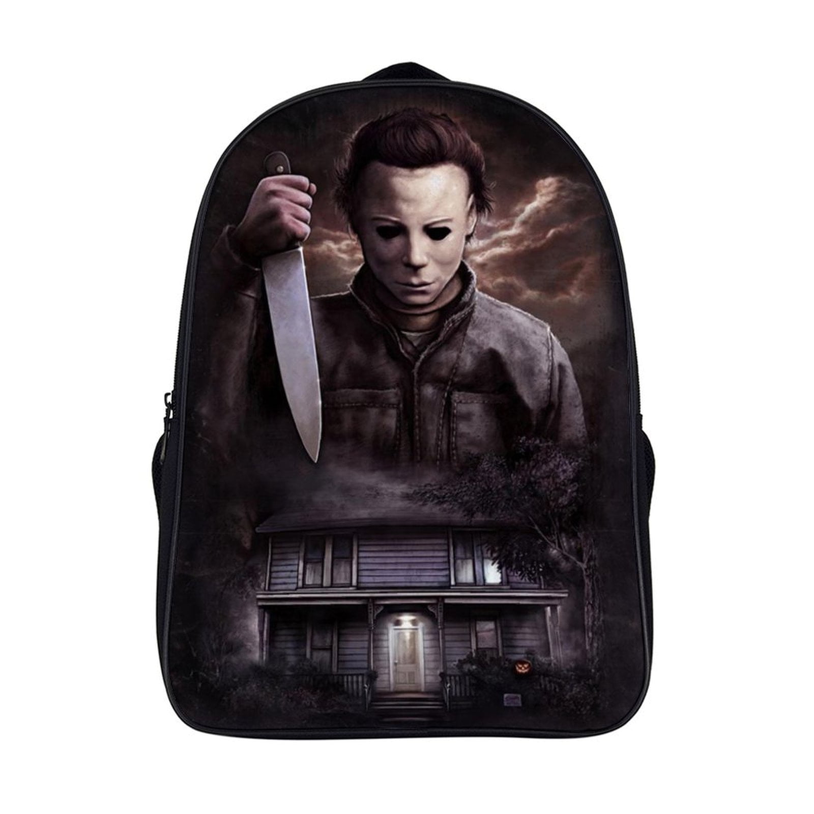 Michael Myers Basic Backpack Schoolbag Travel Bag Compartment