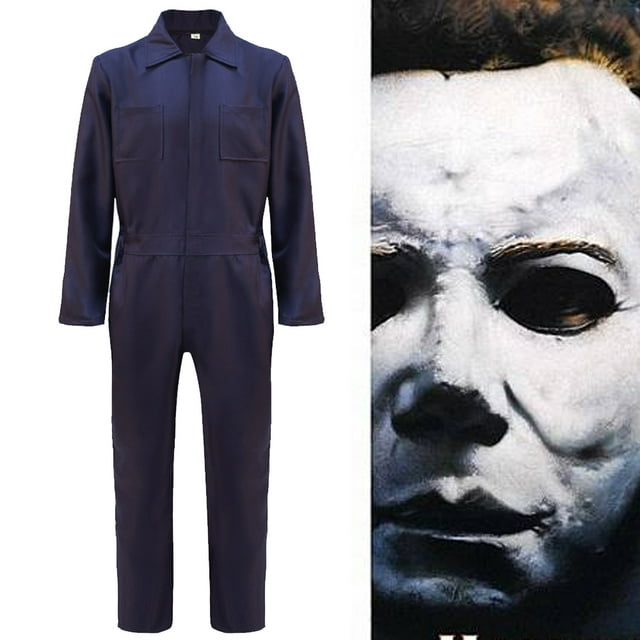 Michael Myers Costume, Comfort Adult Halloween Costume Jumpsuit for Men Women, Perfect Match Michael Myers Costume, Comfort Adult Halloween Costume Jumpsuit for Men Women, Perfect Match
