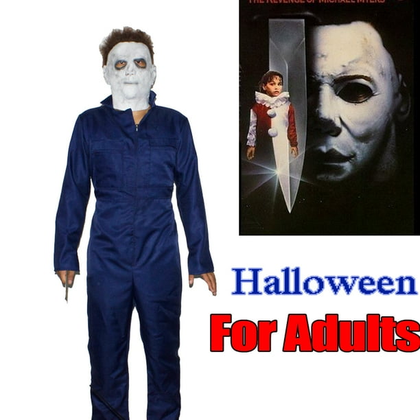 Michael Myers Costume for Adult Scary Halloween Costumes Overalls