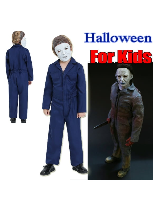 Michael Myers Costume for Halloween Cosplay Horror Props Adult Kids Cosplay Costum