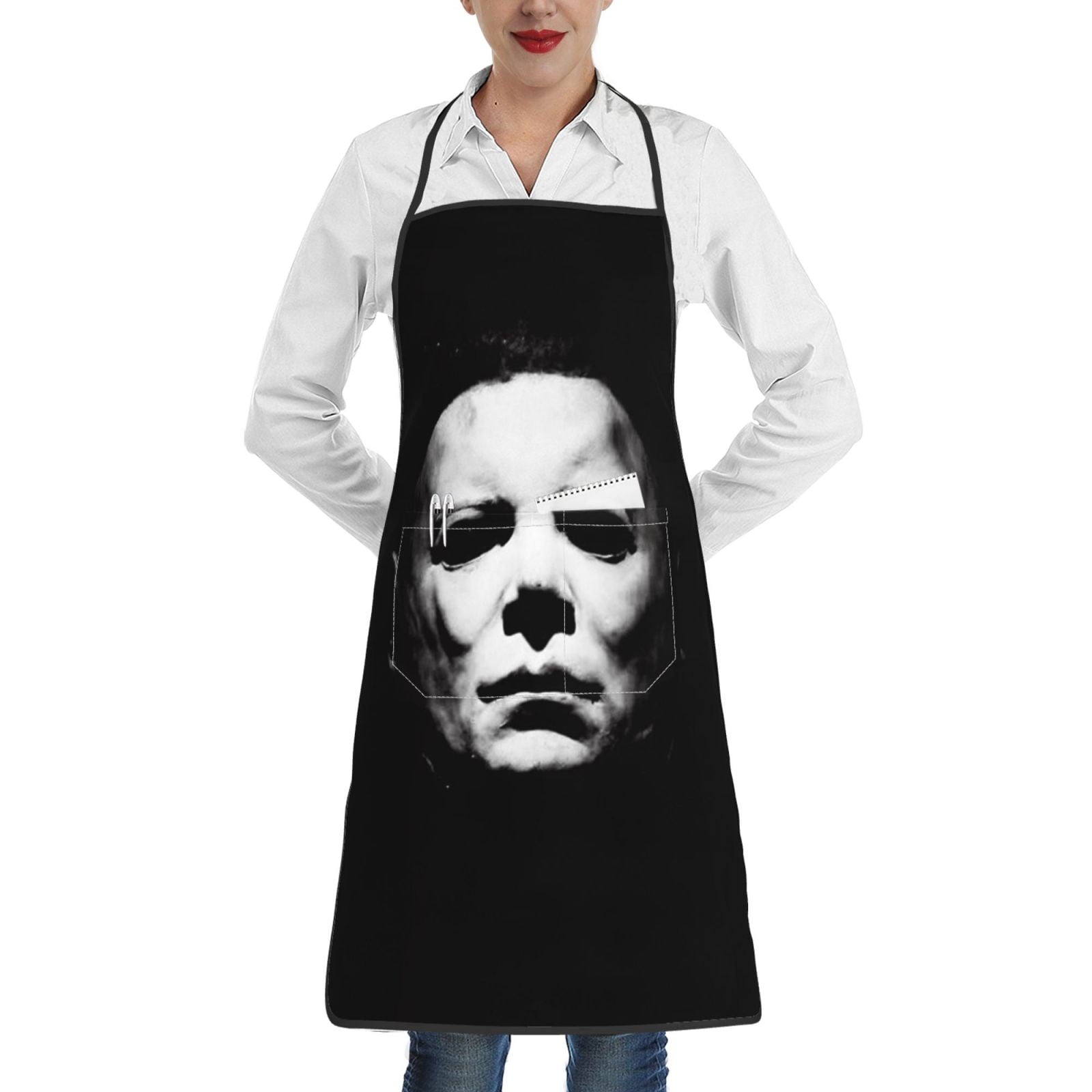 Michael Myers Face Waterproof Apron Home Decor Kitchen Fashion Apron