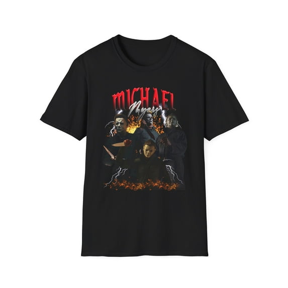 Michael Myers, Gildan Unisex Softstyle T-Shirt, Horror Graphic Tee, S-3XL