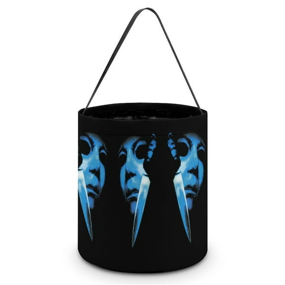 Michael Myers Halloween Candy Bag, Trick Or Treat Bags - Light Candy Buckets & Tote Bags for Halloween Parties