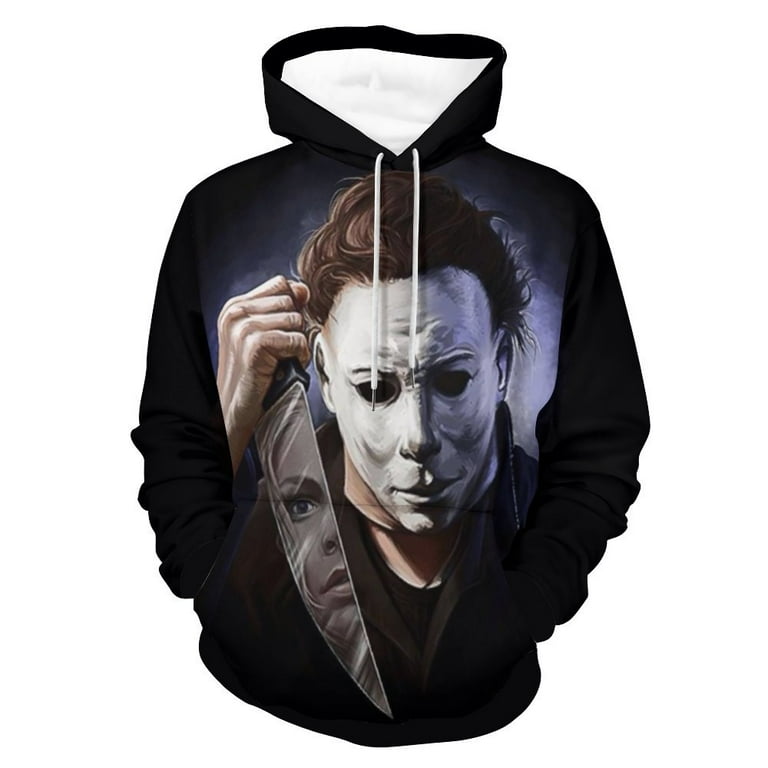 Michael Myers Halloween Hoodie Casual Coat for Men Women Hooded
