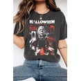 thumbnail image 1 of Michael Myers Halloween Horror Shirt, Classic Slasher Movie T-shirt, Vintage Horror Graphic Tee,Charcoal Color,Size L, 1 of 5