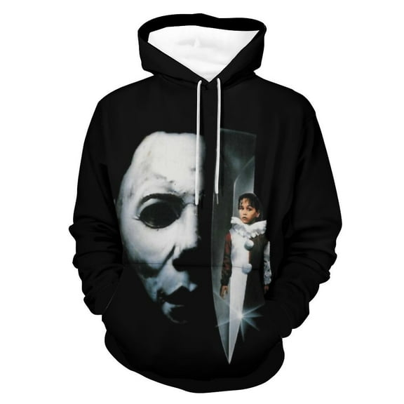 Michael Myers Halloween Horror Unisex Hoodies Sweatshirts Daily Casual Pullover Hooded 3D Print Fashion Novelty Hoody Clothing For Mens And Womens