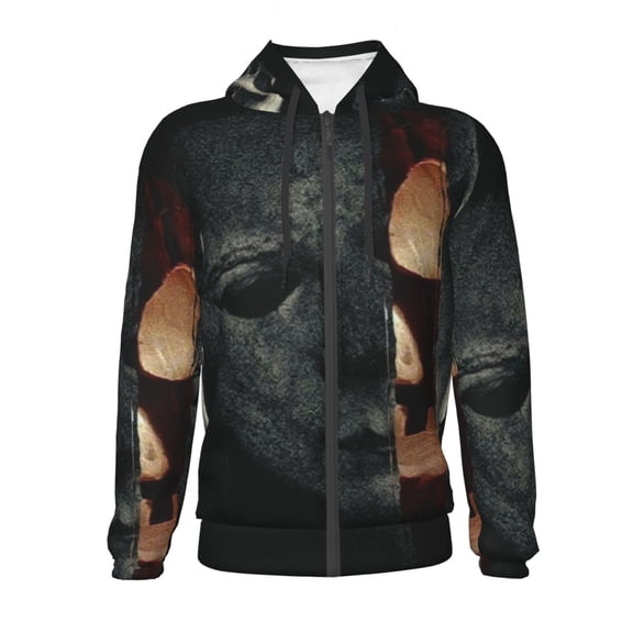Michael Myers Halloween Youth Hoodies Teenage Zipper Sweatshirt Winter Jackets 3D Printing Coats Activewear For Kids Large