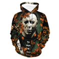 thumbnail image 1 of Michael Myers Hoodies for Men Women 3D Print Pullover Novelty Hooded Sweatshirt Hoodies with Big Pockets S, 1 of 8