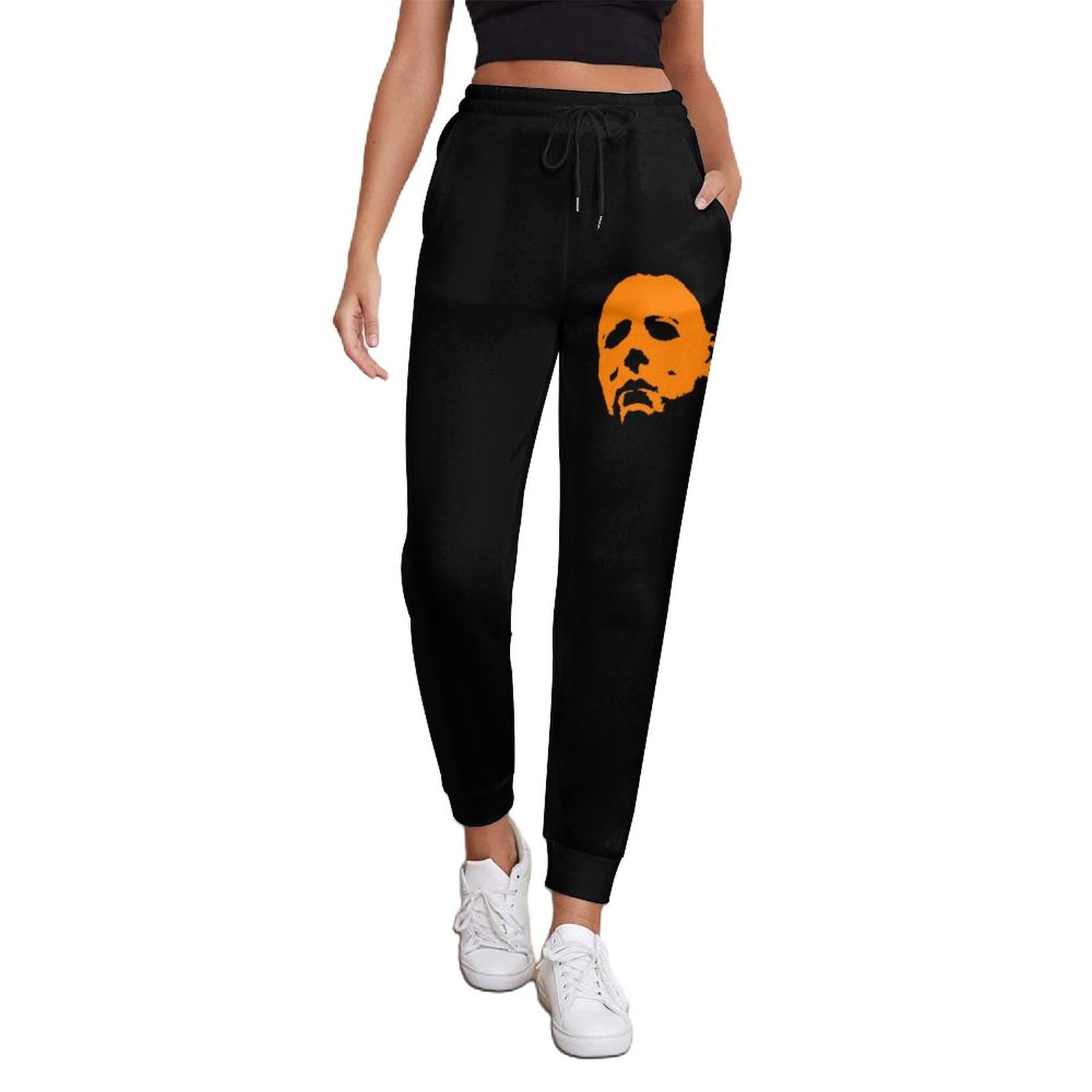 Michael Myers Horror Halloween Womens Sweatpants Joggers Pants Trousers 3D Printing Novelty Sweatpants With Drawstring Closed Bottom Walmart Business Supplies