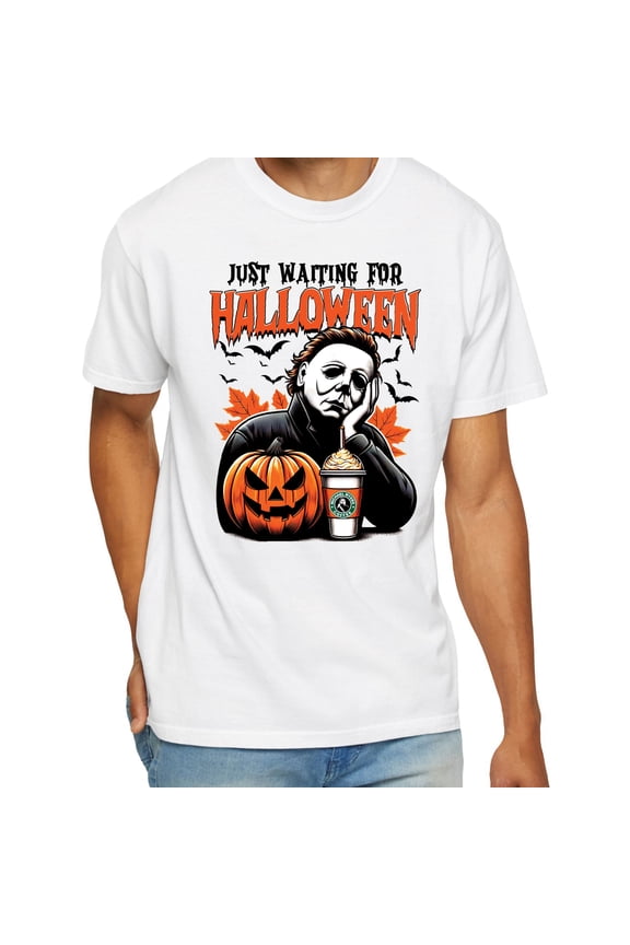 Michael Myers Just Waiting For Halloween Shirt