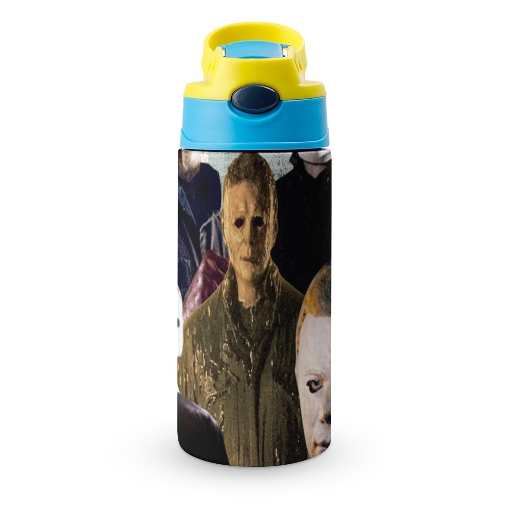 Michael Myers Kid's Insulated Water Bottle With Straw Vacuum Stainless