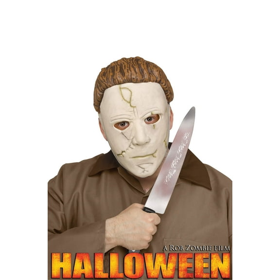 Halloween Michael Myers Mask/Knife Costume Accessory Set
