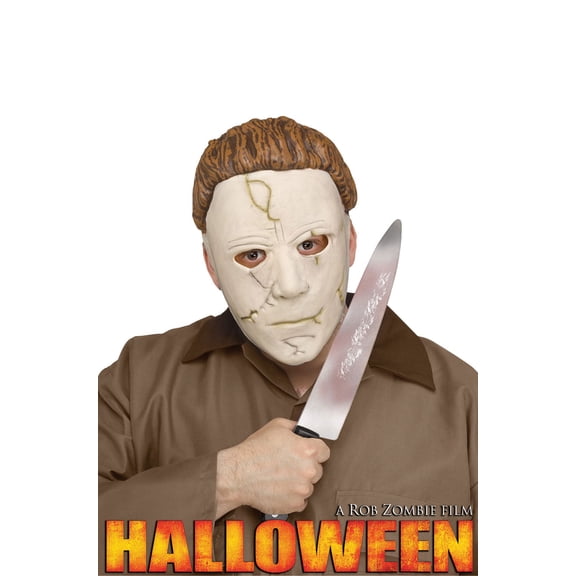 Halloween Michael Myers Mask/Knife Costume Accessory Set