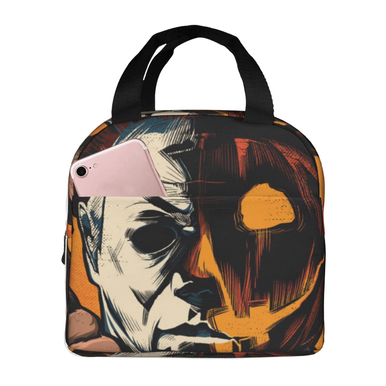 Michael Myers Portable Lunch Bag For Adult And Kids Reusable Lunch Box
