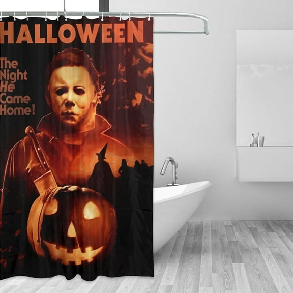 Michael Myers Shower Curtain Bathroom Shower Curtains Quick Drying , Privacy Protection, Easy Installation , Shower Curtain Waterproof Polyester Fabric 72"x72"