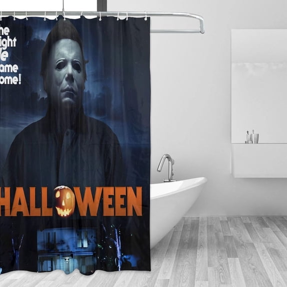 Michael Myers Shower Curtain Bathroom Shower Curtains Quick Drying , Privacy Protection, Easy Installation , Shower Curtain Waterproof Polyester Fabric 72"x72"