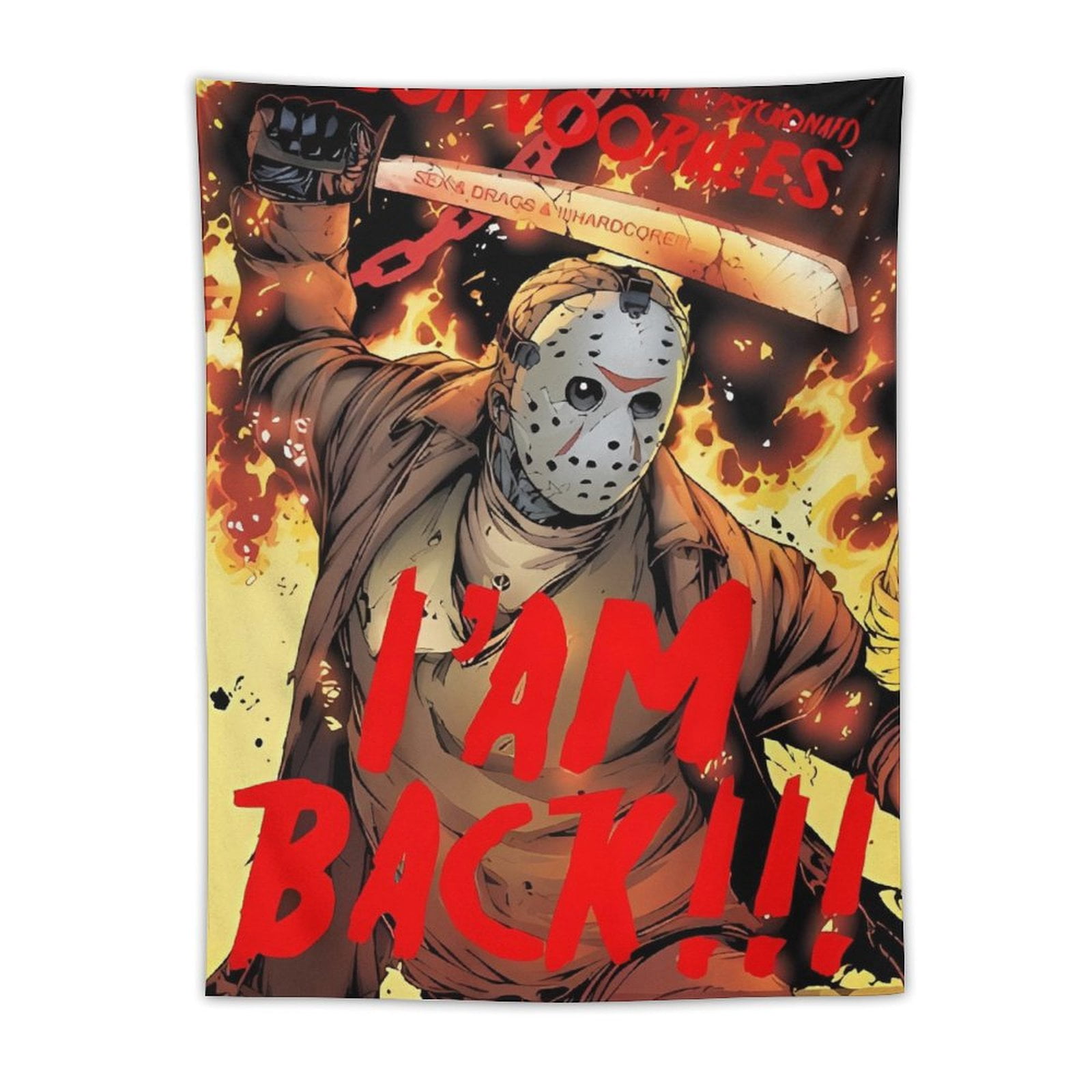 Michael Myers Tapestry Bedroom Indie Vertical Tapestry Wall Hanging for