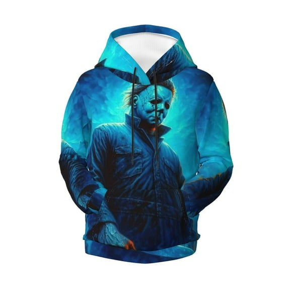 Michael Myers Teen Boys Girls Hoodies 3D Printed Hooded Sweatshirts for Kids Long Sleeve Casual Unisex Pullovers with Pockets