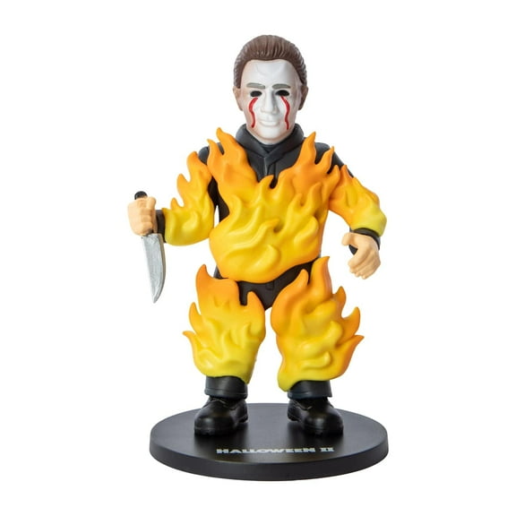 Michael Myers Vinyl Figure  Fire Style Collectible Display Piece