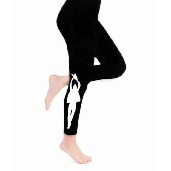 Michael Myers Women's Cotton Leggings - Solid Black - 2X Halloween Party Horror Slasher