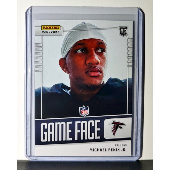 Michael Penix Jr. 2024 Panini Game Face #22 NFL Rookie Card Falcons 1/331