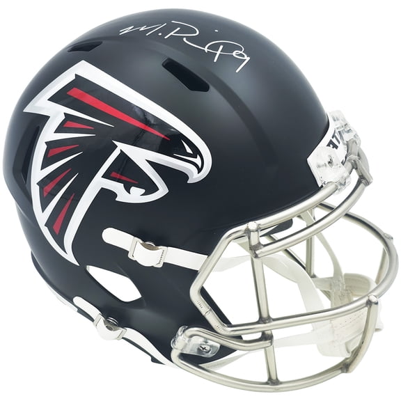 Michael Penix Jr. Autographed Atlanta Falcons 2020 Alternate Black Full Size Speed Replica Helmet Beckett BAS Witness 242567
