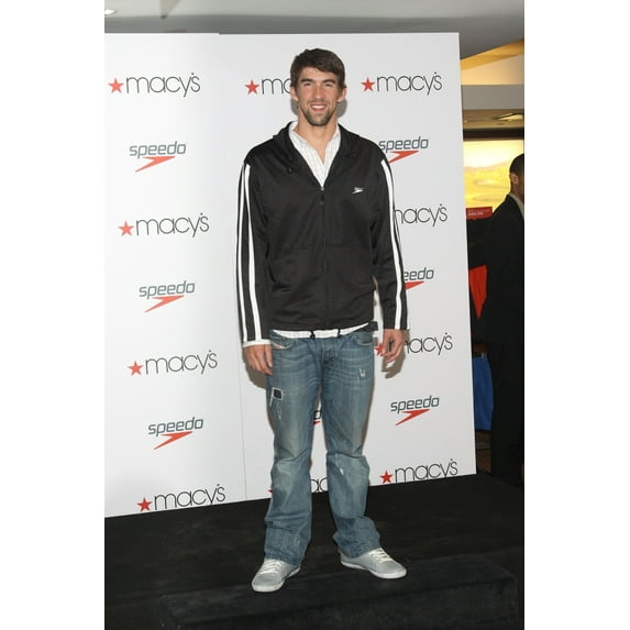 Michael Phelps At In-Store Appearance For World Champion Swimmer Michael Phelps At Speedo Swimwear Promotion Macy'S