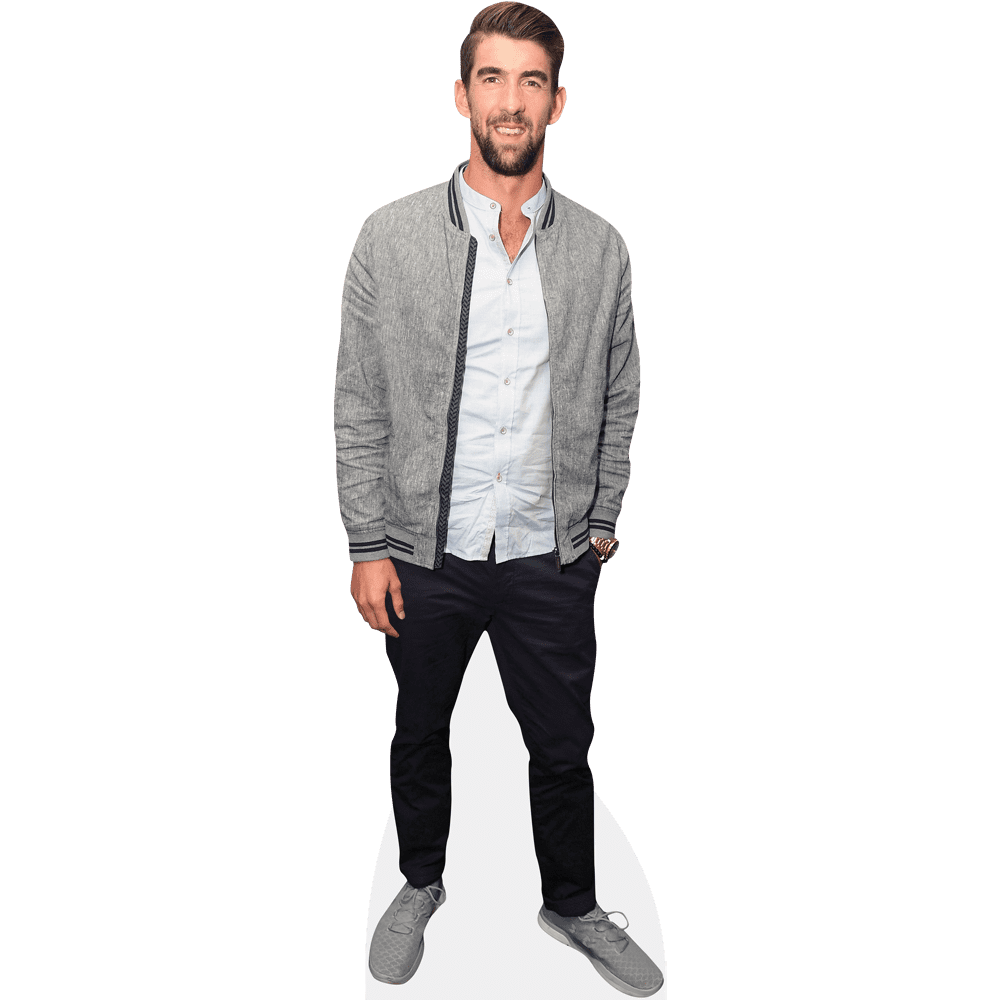 Michael Phelps (Casual) Lifesize Cardboard Cutout Standee - Walmart.com