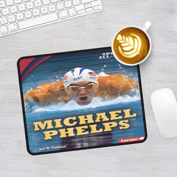 Michael Phelps Mouse Pad.8.66" 7.09"