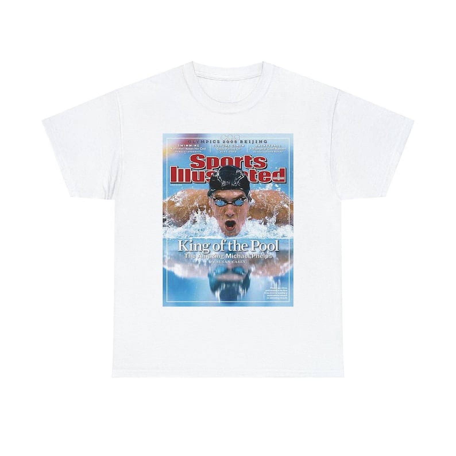 Michael Phelps USA Olympics Swimming Medals Sports Illustrated Cover