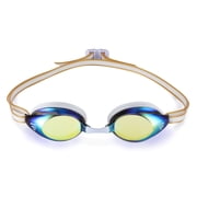 Michael Phelps Xcell White Gold Swimming Sport Goggles with Scratch-Resistant Lens