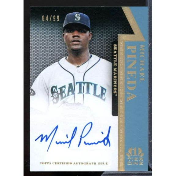 Michael Pineda Card 2011 Topps Tier One On The Rise Autographs #MP