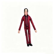 Michael Plush Figure, 11 Funny Bendable Plush Figure, Ugly Pillow Style Poseable Doll Stuffed, Gift for Fans