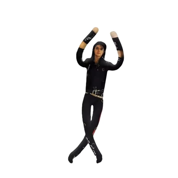 Michael Plush Figure, 11" Funny Bendable Plush Figure, Ugly Pillow Style Poseable Doll Stuffed, Gift for MJ Fans