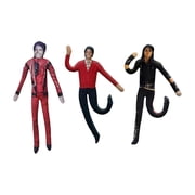 Michael Plush Figure, Mini Michael Doll Bendable Flexible Internal Wire Frame Poseable Stuffed Doll，Michael Toys Party Decorations Gift For Singer Fans