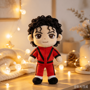 Michael Plushies, Soft Stuffed Plush Toy, Cute Plush Figure, 1pc