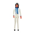 thumbnail image 1 of Michael Poseable Plush Doll – 11 Inch Soft Stuffed Figure with Wireframe, Bendable Pop Star Doll for Desk Display, Collectible Music Gift for Fan, 1 of 5