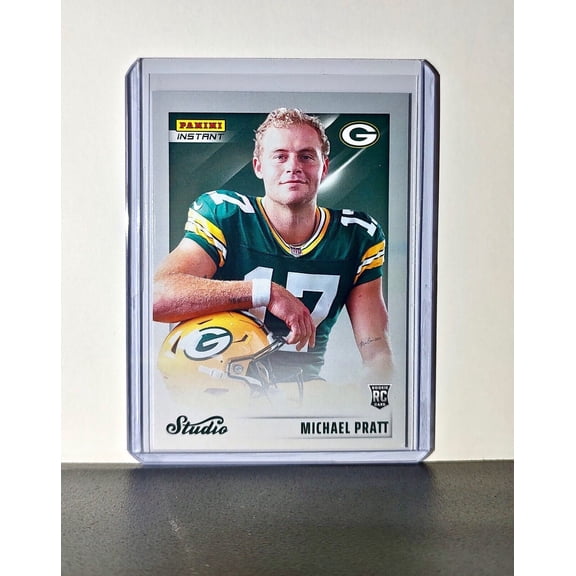 Michael Pratt 2024 Panini NFL Studio Rookies #24 Card Green Bay Packers 1/1672