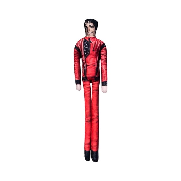 Michael Printed Plush Doll, Slim Collectible Stuffed Character for Shelf Decor, Great Christmas Gifts for Kids Teens & Adult Collectors Saffron