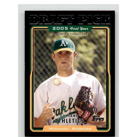 Michael Rogers FY Card 2005 Topps Black #673