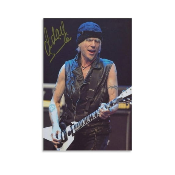 Michael Schenker Canvas Poster Artworks Canvas Poster Room Aesthetic Wall Art Prints Home Modern Decor Gifts 20x30inch(50x75cm)